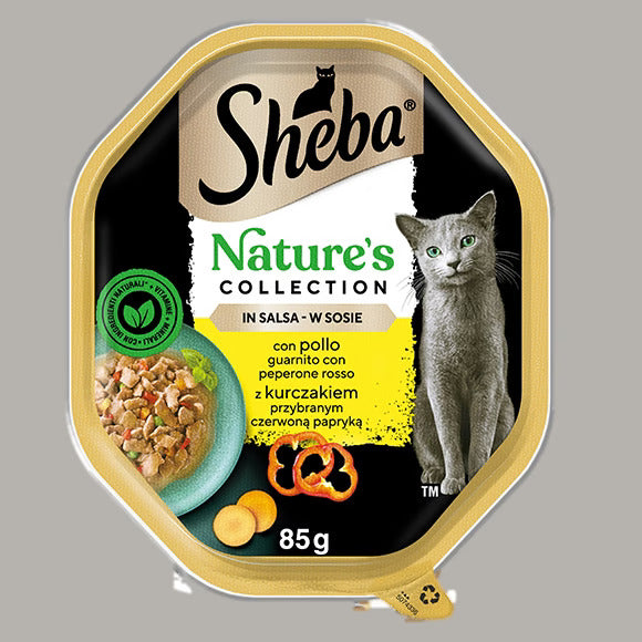 Sheba Nature's Collection Pollo con Peperone 85 Gr Sheba Nature's Collection Pollo con Peperone 85 Gr